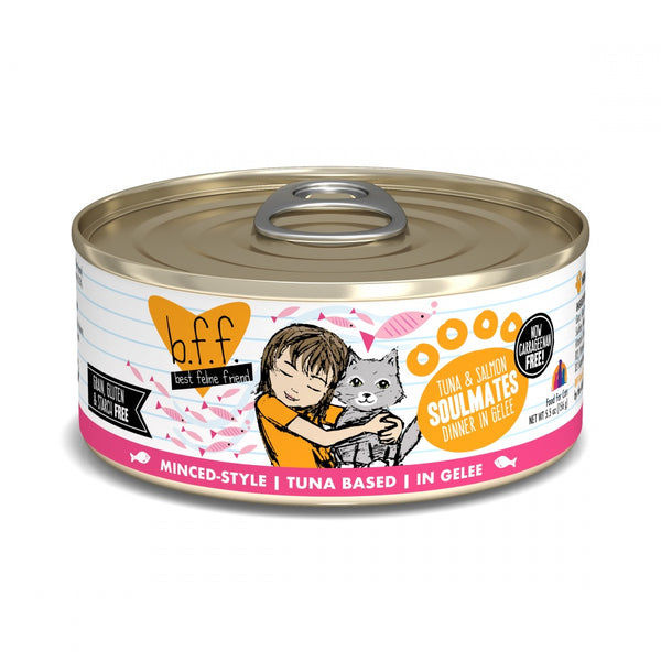 B.F.F. Tuna and Salmon Soulmates in Aspic Canned Grain-Free Cat Food
