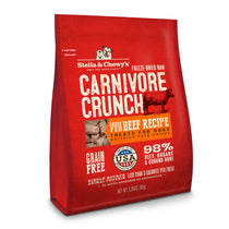 Carnivore Crunch Grain-Free Beef Recipe Freeze-Dried Raw Dog Treats