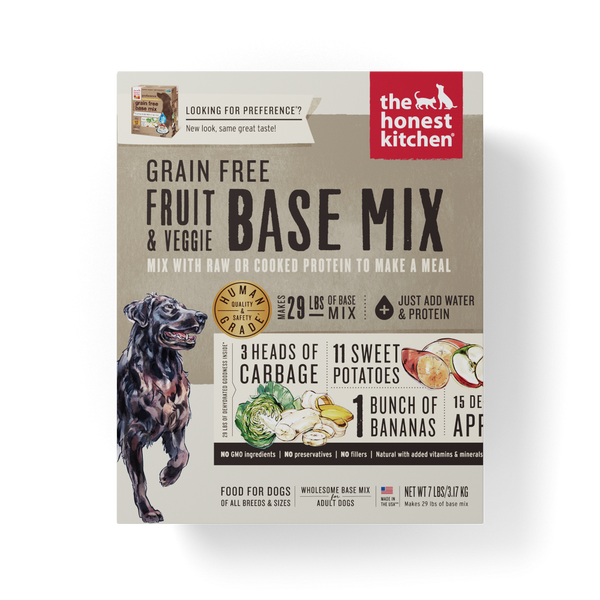 Grain-Free Fruit & Veggie Base Mix Dehydrated Dog Food