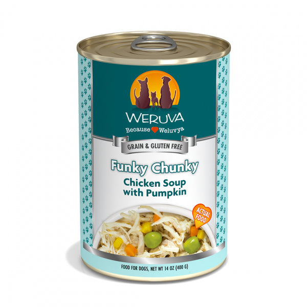 Funky Chunky Chicken Soup Canned Grain-Free Dog Food