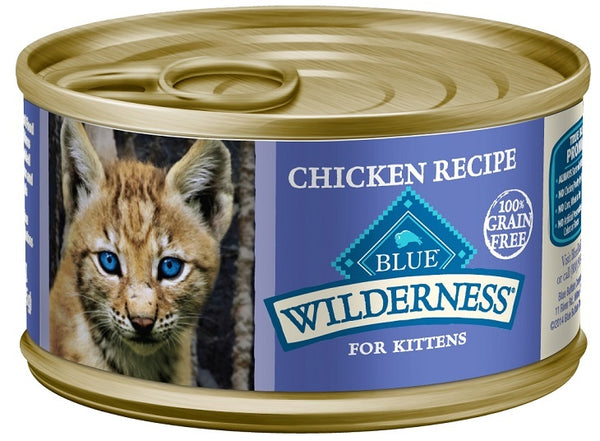 Wilderness Kitten Grain-Free Chicken Recipe Canned Cat Food