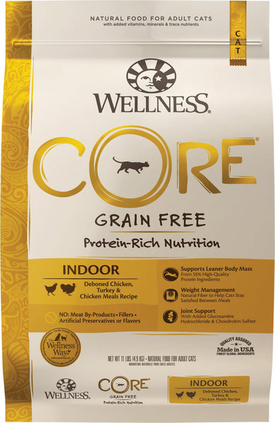 CORE Grain-Free Natural Indoor Health Chicken and Turkey Recipe Dry Cat Food