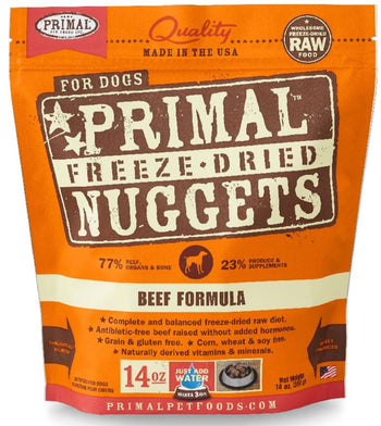Primal: 20% off Frozen and Freeze Dried Dog Food