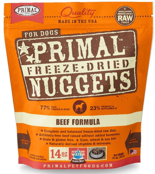 Nuggets Beef Formula Freeze-Dried Raw Grain-Free Dog Food