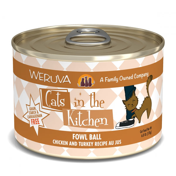 Cats in the Kitchen Fowl Ball Canned Grain-Free Cat Food