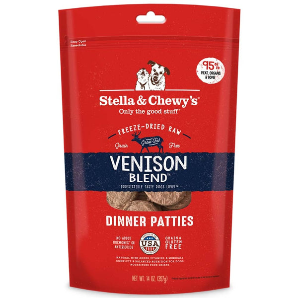 Venison Blend Grain-Free Dinner Patties Freeze Dried Raw Dog Food