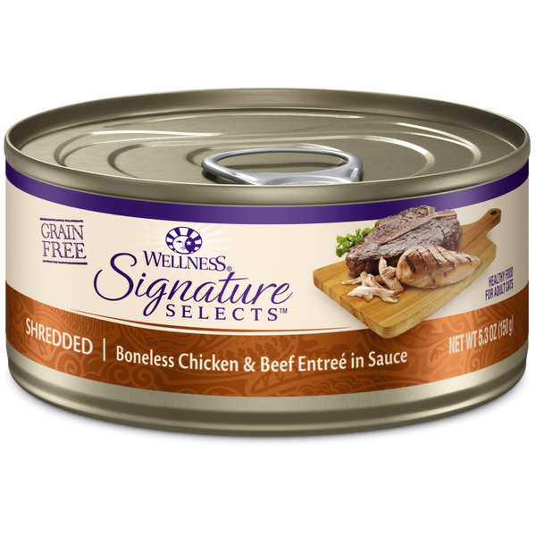 CORE Signature Selects Grain-Free Natural White Meat Chicken and Beef Entrée in Sauce Wet Canned Cat Food