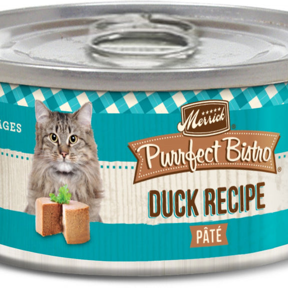 Merrick Purrfect Bistro Duck Pate Grain Free Canned Cat Food