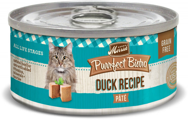 Purrfect Bistro Duck Pate Grain-Free Canned Cat Food