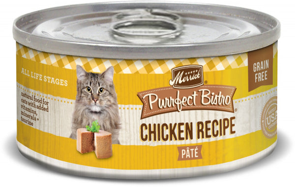 Purrfect Bistro Chicken Pate Grain-Free Canned Cat Food