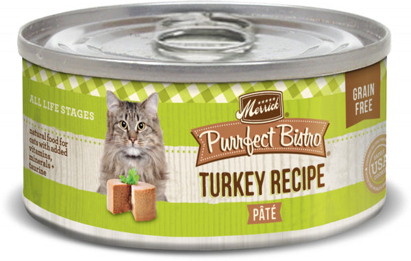 Purrfect Bistro Turkey Pate Grain-Free Canned Cat Food