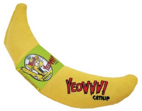 Banana Plush Organic Catnip Cat Toy
