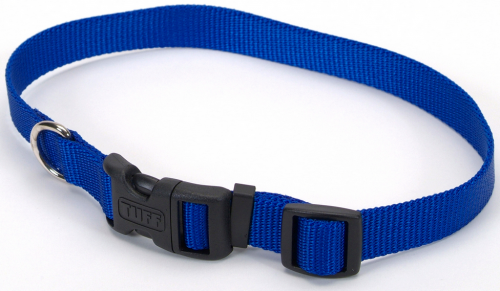 Tuff Buckle Adjustable Nylon Small and Medium Dog Collar