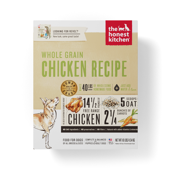 Whole Grain Chicken Recipe Dehydrated Dog Food