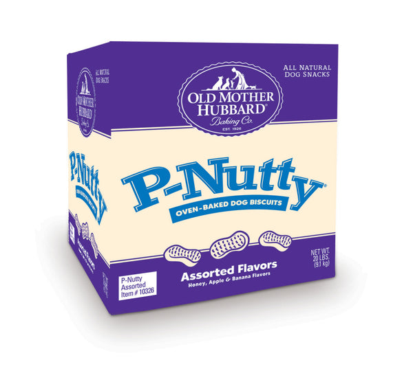 Crunchy Classic Natural P-Nutty Assorted Flavor Dog Biscuits