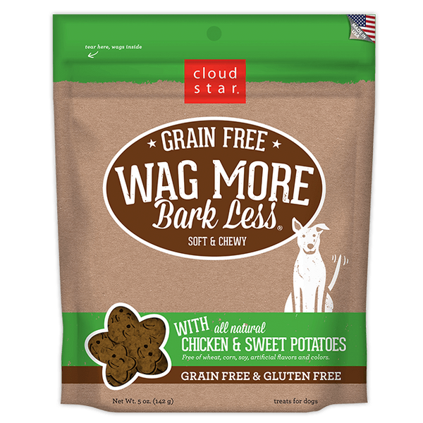 Wag More Bark Less Soft and Chewy Grain-Free Chicken and Sweet Potatoes Dog Treats