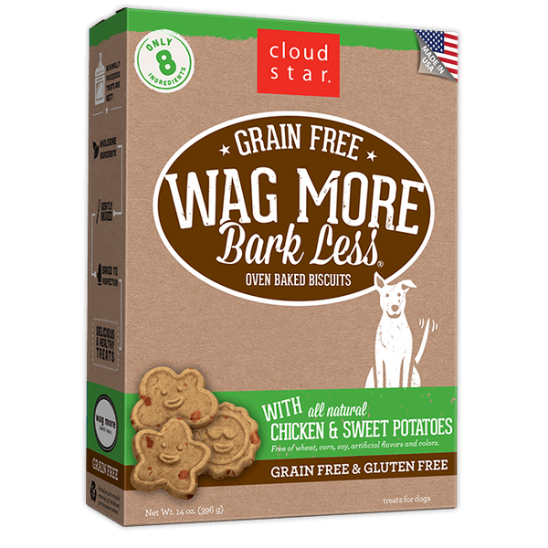 Wag More Bark Less Oven Baked Grain-Free Chicken and Sweet Potatoes Dog Treats
