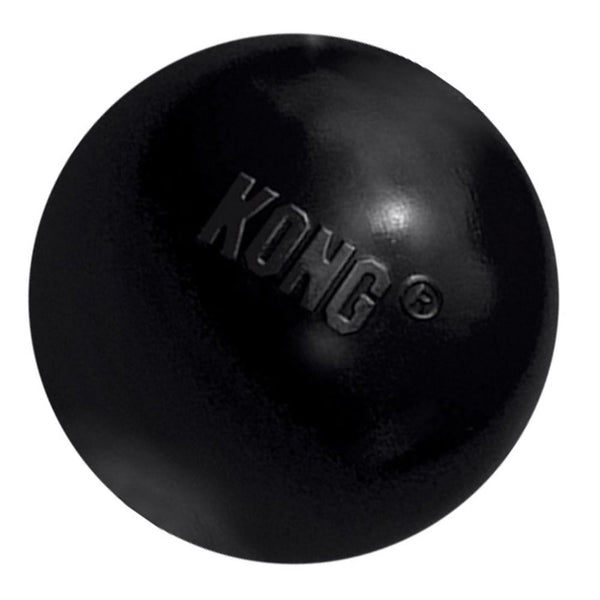 Extreme Ball Black Rubber Durable Dog Toy