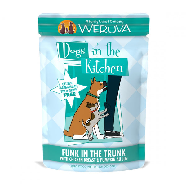 Dogs in the Kitchen Funk in the Trunk Grain-Free Chicken and Pumpkin Dog Food Pouch