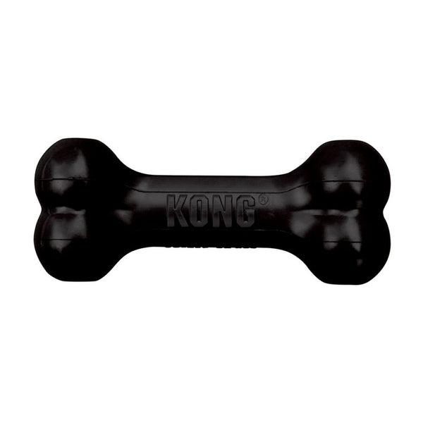 Goodie Bone Extreme Black Rubber Durable Treat Stuffing Dog Toy