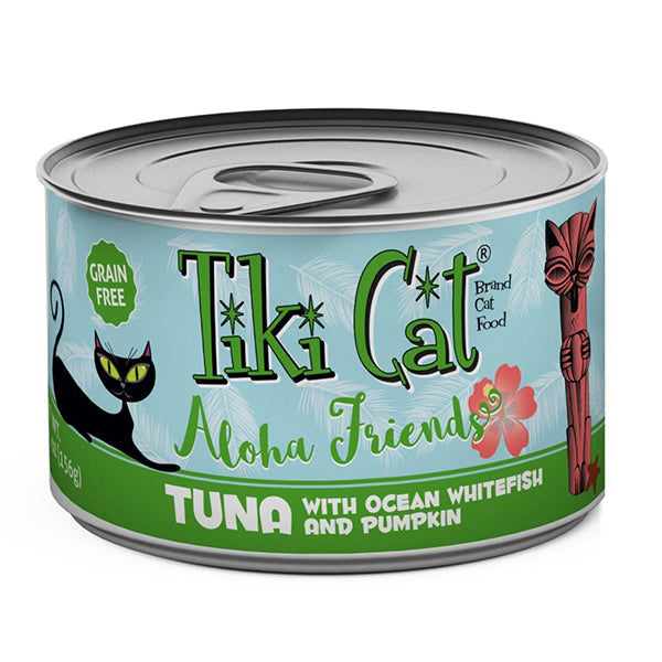 Aloha Friends Grain-Free Tuna with Ocean Whitefish and Pumpkin Canned Cat Food