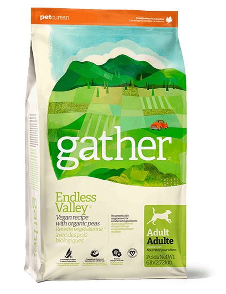Endless Valley Grain-Free Vegan Recipe with Organic Peas Adult Dry Dog Food