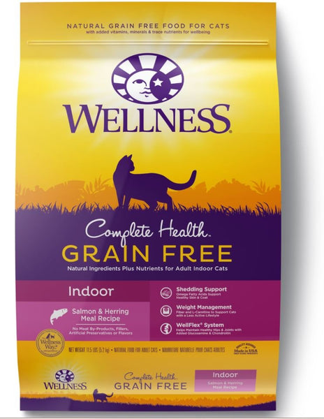 Complete Health Natural Indoor Adult Grain-Free Salmon and Herring Dry Cat Food