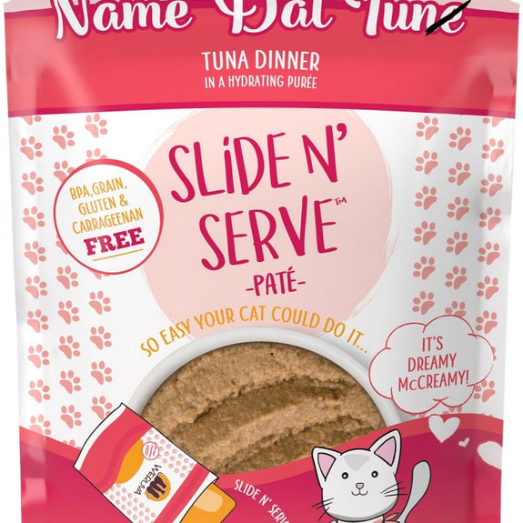 Weruva Slide N' Serve Grain Free Name 'Dat Tuna Tuna Dinner Wet Cat Food Pouch