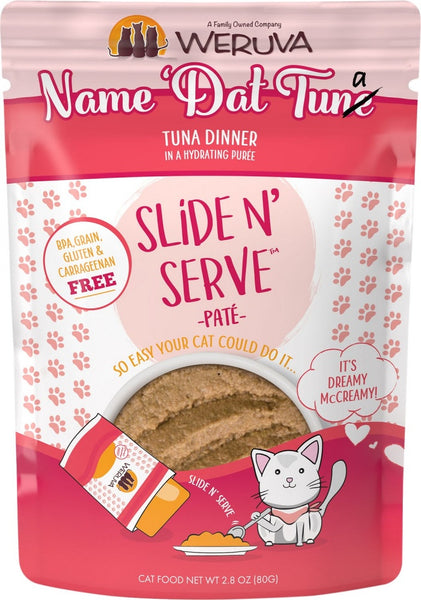Slide N' Serve Grain-Free Name 'Dat Tuna Tuna Dinner Wet Cat Food Pouch