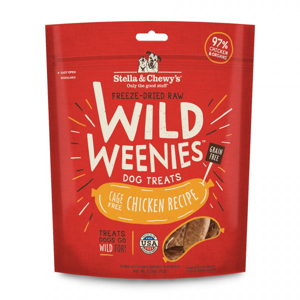 Wild Weenies Grain-Free Chicken Recipe Freeze-Dried Raw Dog Treats