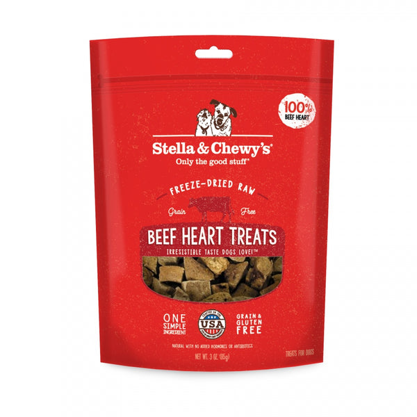 Freeze-Dried Raw Beef Heart Dog Treats