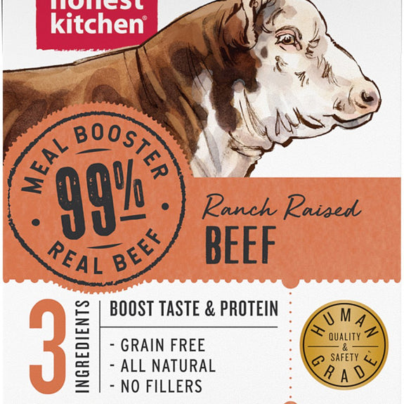 The Honest Kitchen Meal Booster 99% Beef Dog Food Topper