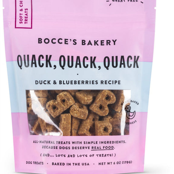 Bocce's Bakery Every Day Quack, Quack, Quack Soft & Chewy Dog Treats