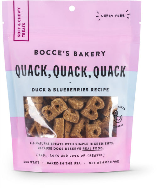 Quack, Quack, Quack Duck & Blueberry Recipe Soft & Chewy Dog Treats