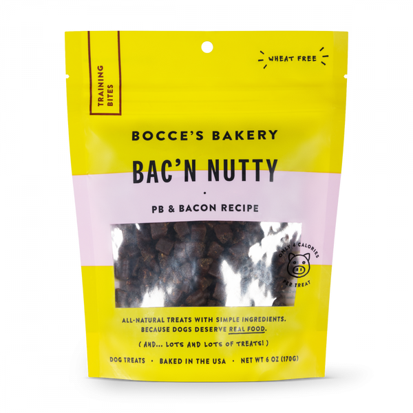 Bac'n Nutty PB & Bacon Recipe Soft Training Bites Dog Treats