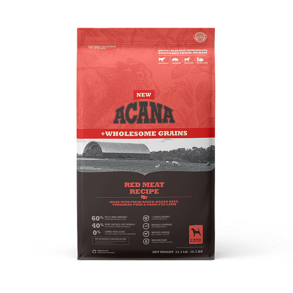 ACANA + Wholesome Grains Red Meat Recipe Dry Dog Food