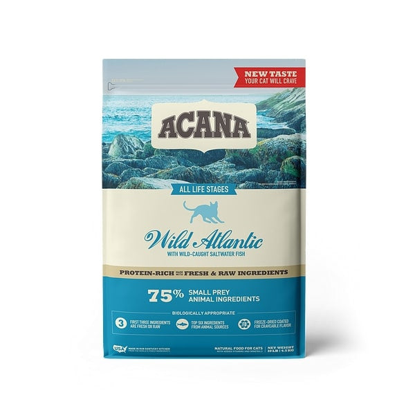 Wild Atlantic Freeze-Dried Raw Coated Grain-Free Dry Cat Food