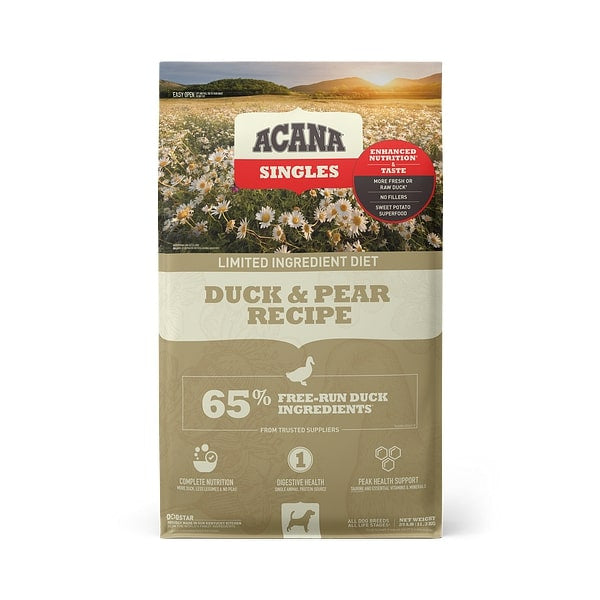 Singles Duck & Pear Recipe Grain-Free Dry Dog Food