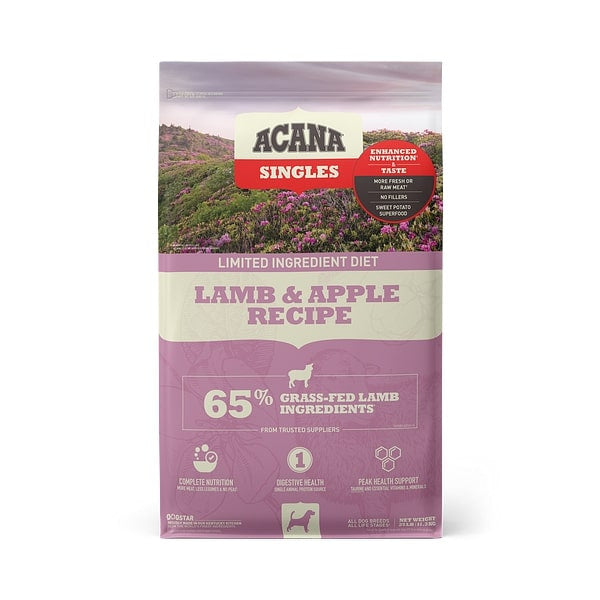 Singles Lamb & Apple Recipe Grain-Free Dry Dog Food