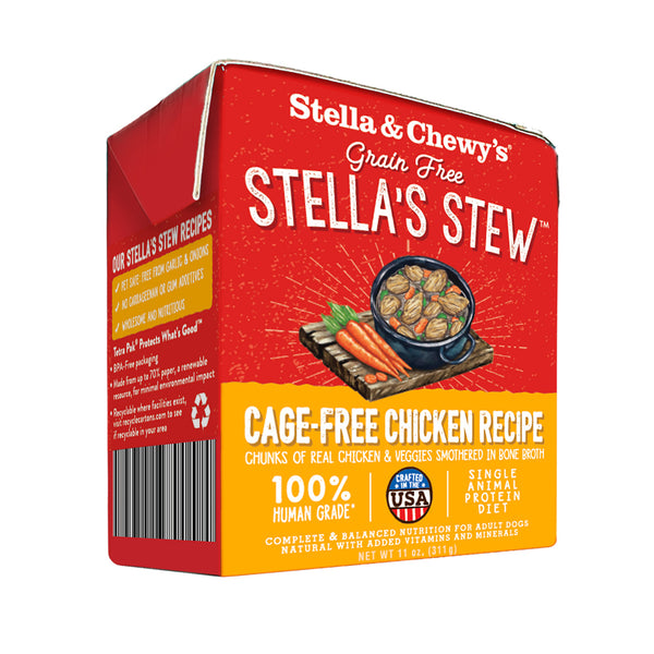 Stella's Stew Cage Free Chicken Recipe Wet Food for Dogs