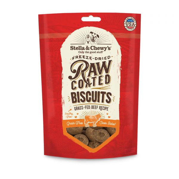 Raw Coated Biscuits Grass Fed Beef Recipe Dog Treats