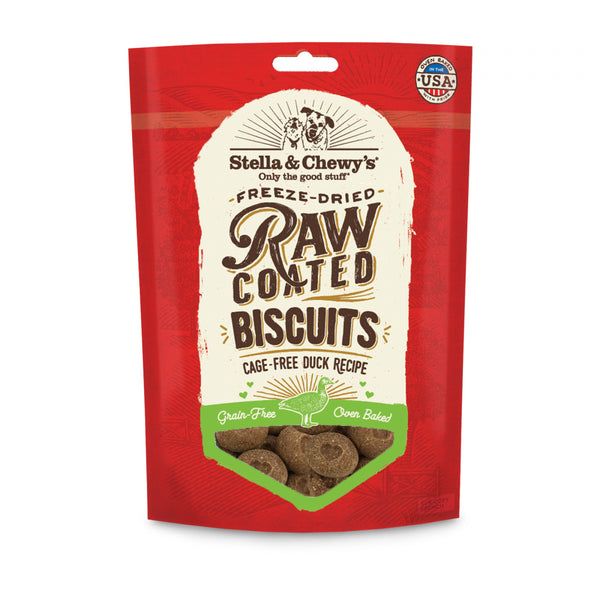 Raw Coated Biscuits Cage Free Duck Recipe Dog Treats