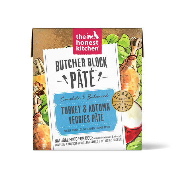 Butcher Block Pate Turkey & Autumn Veggies Grain-Free Recipe Wet TetraPak Dog Food