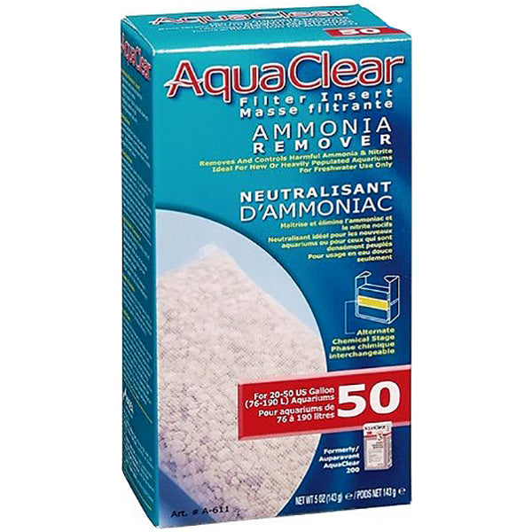 Ammonia Remover Filter Insert for AquaClear 50 Power Filter