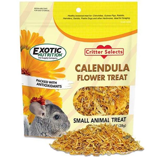 Critter Selects Calendula Flower Healthy Organic Small Animal Treat