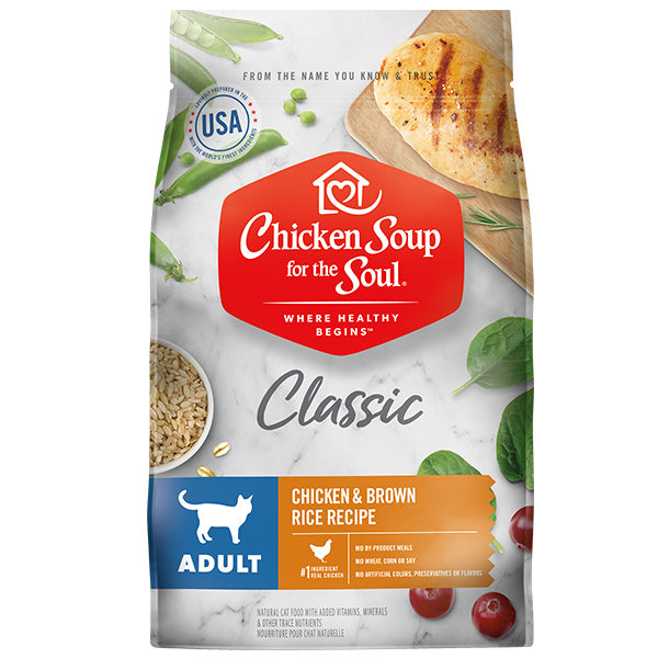 Classic Chicken & Brown Rice Adult Dry Cat Food