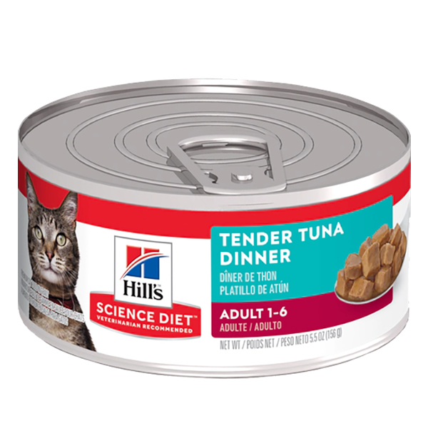 Adult Tender Tuna Dinner Wet Canned Cat Food