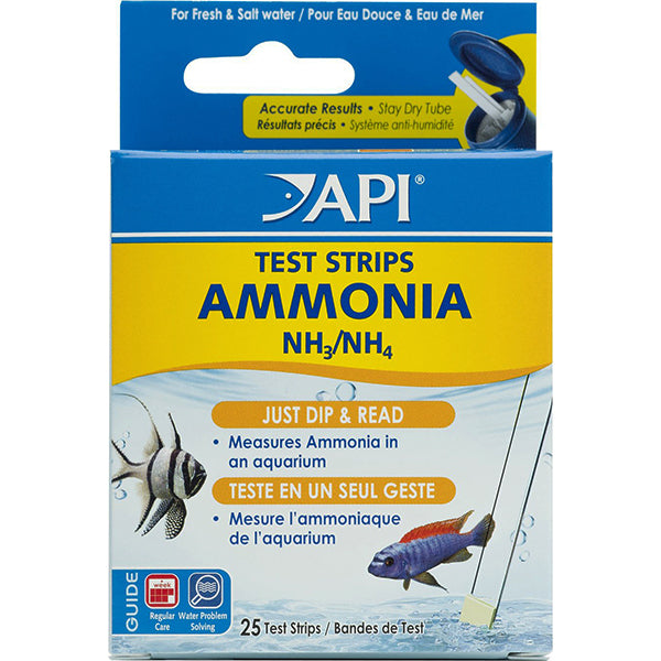 Ammonia ( NH3 & NH4 ) Aquarium Test Strips