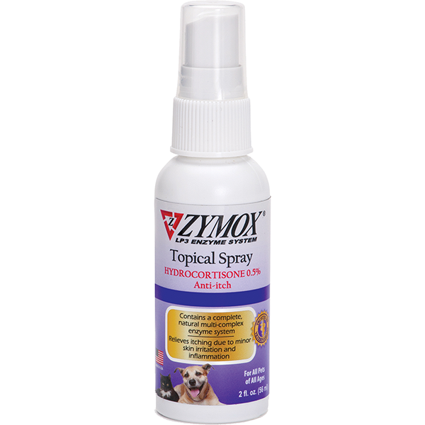 .5% Hydrocortisone Anti-Itch Topical Spray for Dogs & Cats