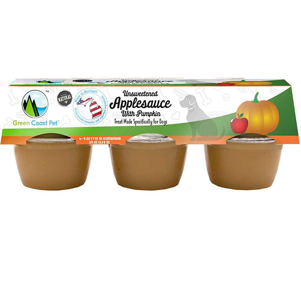 Unsweetened Applesauce Packs with Pumpkin Grain-Free Dog Treat